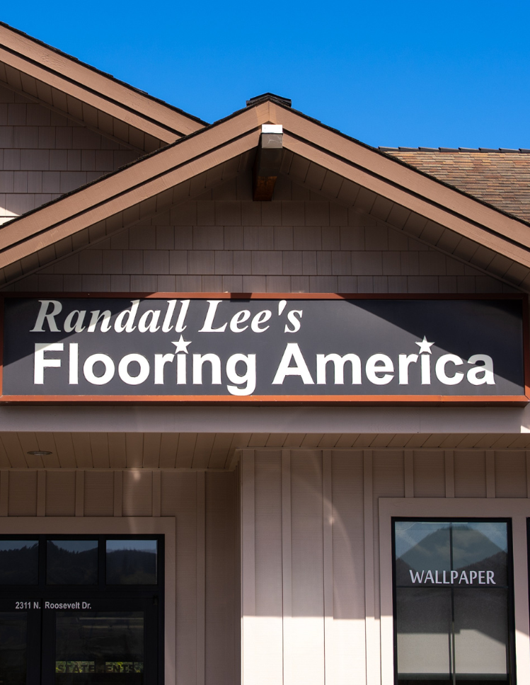 seaside flooring store exterior signage