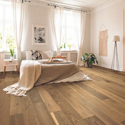 hardwood flooring in a Seaside, OR, bedroom